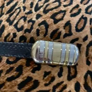 Vintage Christian Dior black snakeskin belt Vintage Christian Dior Belts - 41 For Sale at 1stDibs  main image 4
